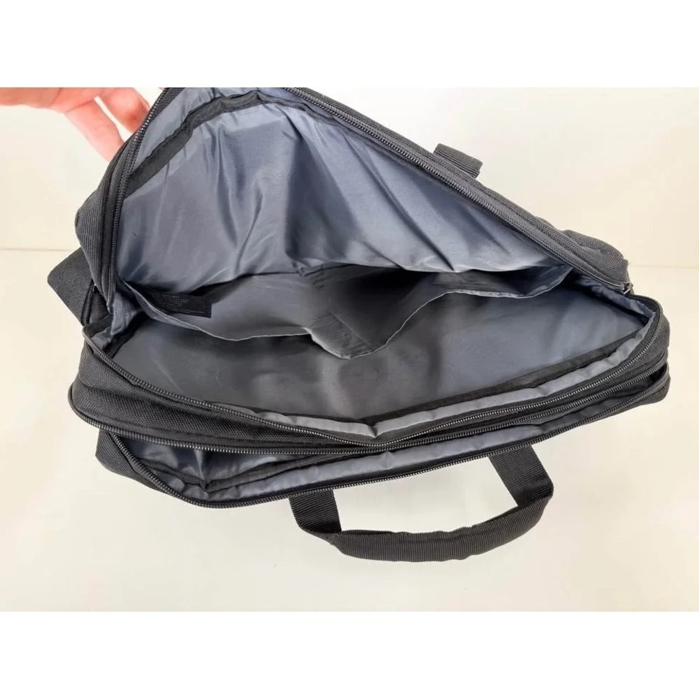 SwissGear Laptop Briefcase Messenger Bag Black Padded Computer Work Business Bag